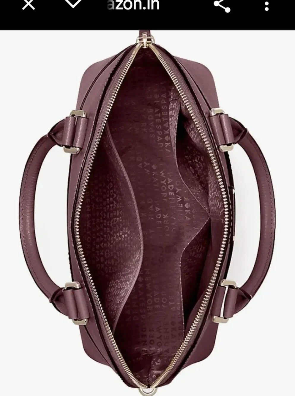 Kate Spade NY Grove Street Carli Pebbled Leather Domed Crossbody/Satchel